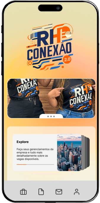 Tela de busca de vagas na plataforma RH Conexão
